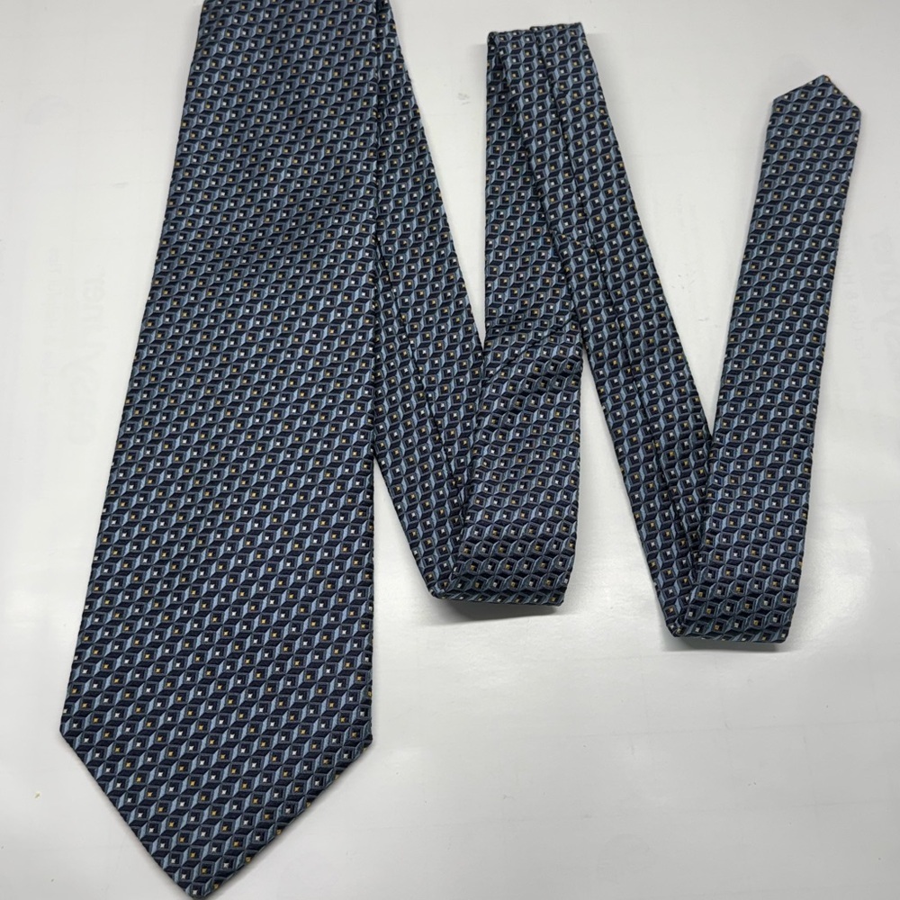 Robert Talbott Blue Geometric Patterned Men's Tie… - image 3